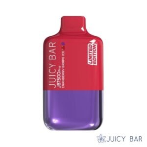 Buy Cranberry Grape Ice Juicy Bar JB7500 Pro Edition | USA