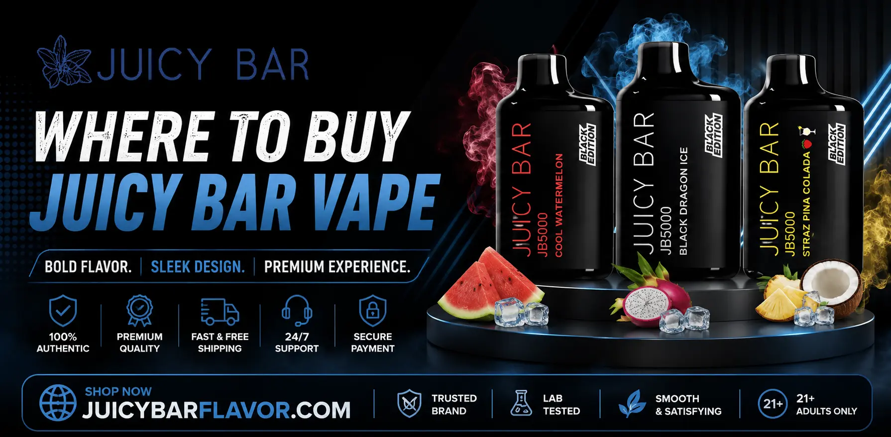 Where to buy authentic Juicy Bar disposable vapes online