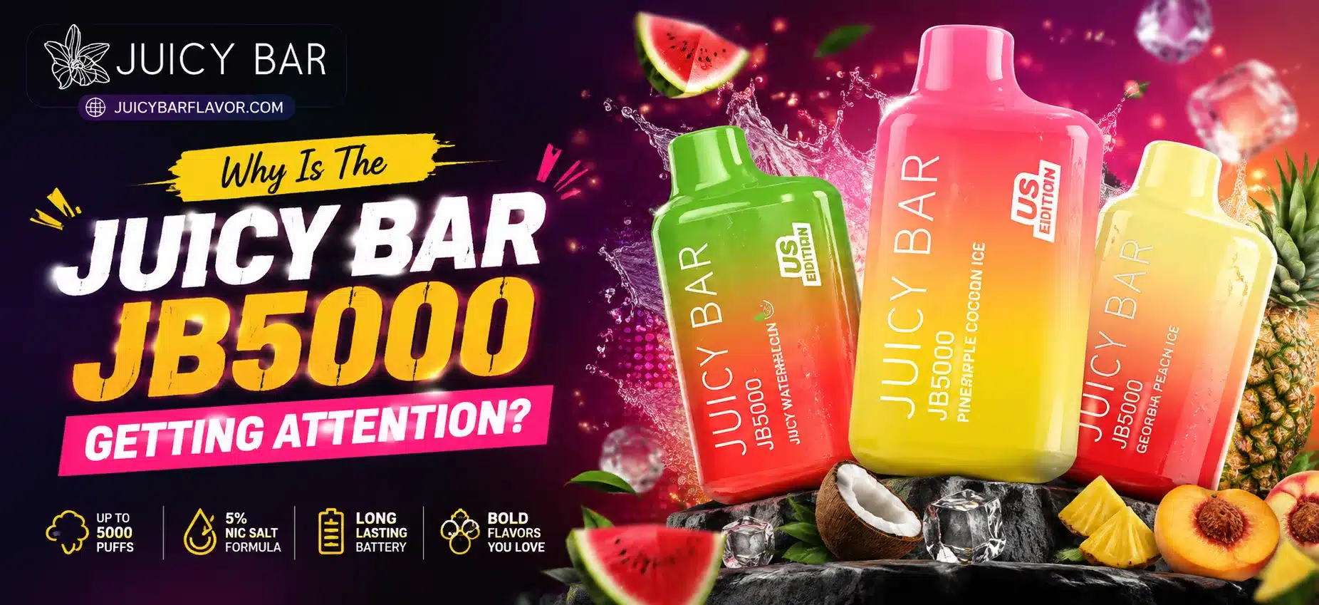 Juicy Bar JB5000 featured image highlighting why the Juicy Bar JB5000 is getting attention